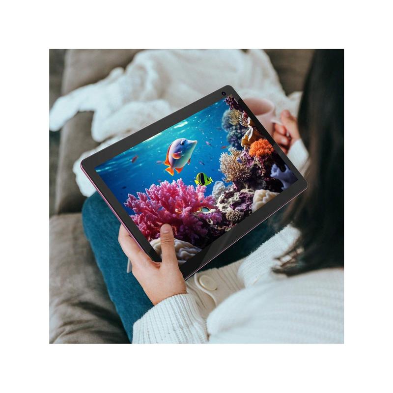 Tablet 10 Inch, Android 12 Tablet, 32GB ROM 512GB Expand Computer Tablets, Quad Core Processor 6000mAh Battery, 1280x800 IPS Touch Screen, 2+8MP Dual HD Camera, Bluetooth WiFi Tablet PC