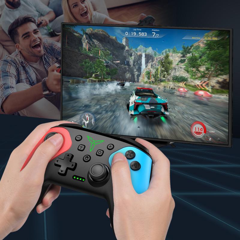 Wireless Switch Controller for Switch Lite OLED ,Replace for Switch Controller with Adjustable Turbo,Vibration,Built-in 600mAh Battery for Switch Controller