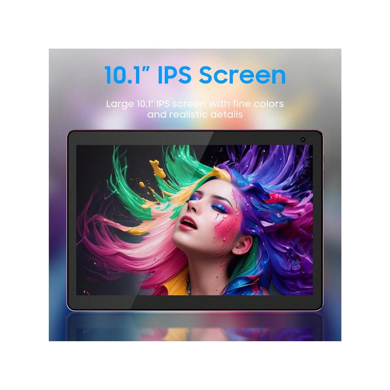 Tablet 10 Inch, Android 12 Tablet, 32GB ROM 512GB Expand Computer Tablets, Quad Core Processor 6000mAh Battery, 1280x800 IPS Touch Screen, 2+8MP Dual HD Camera, Bluetooth WiFi Tablet PC