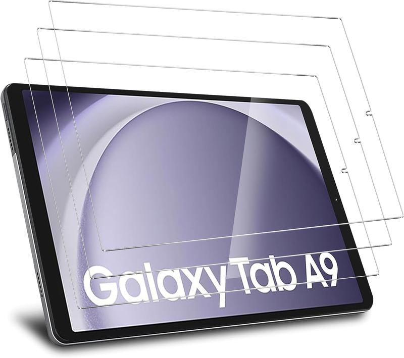 [3-Packs for  Galaxy Tab A9 Screen Protector (8.7 Inch), HD Clear Anti-scratch Bubble Free 9H Hardness Tempered Glass