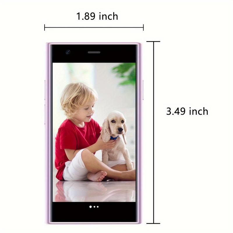 Mini Kids Phone - 3.0 Inch HD Screen Android Smartphone for Children and Students with GPS, Dual SIM Card Slot, and Creative Gift Idea - World's Smallest Cell Phone