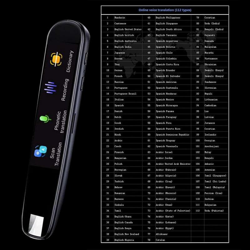 Electronics Portable Smart Pen,Portable Translation Pen Electronicswith manyLanguages Translation, Handheld SmartGadgets, Scan Translator Pen,Translation Tools Accessories Computer