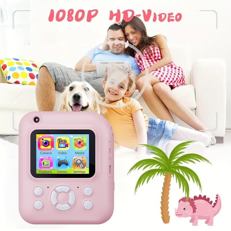 [Children's Christmas Toys Gifts] Instant Quick Photo DIY Print Camera, Can Play Games, Can Listen to Music, Retro Camera, Perfect Christmas Gift