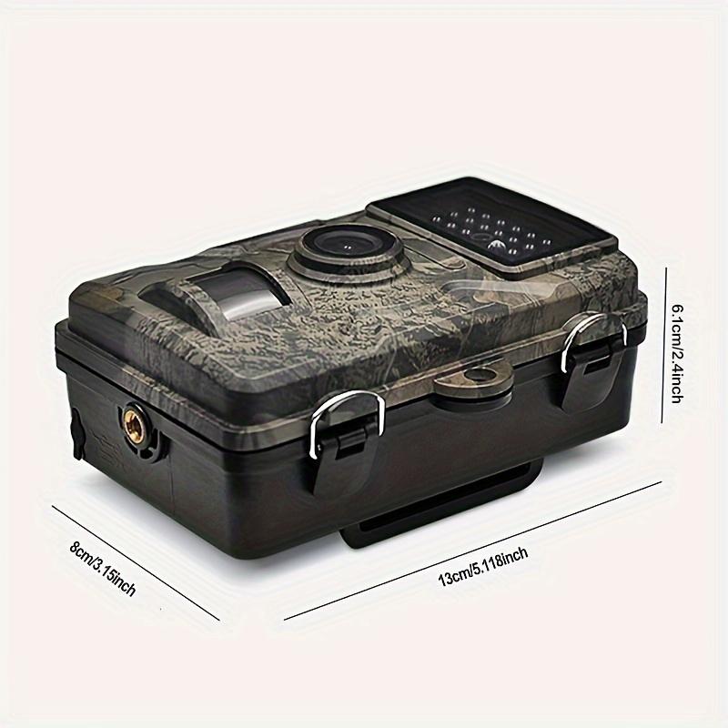 Upgraded version Hunting Camera, with 2-inch Screen, HD Wildlife Tracking Camera, Night Vision PIR 393.7 Inches, 0.8 Seconds Trigger Motion Activation for Outdoor Wildlife Surveillance Camouflage