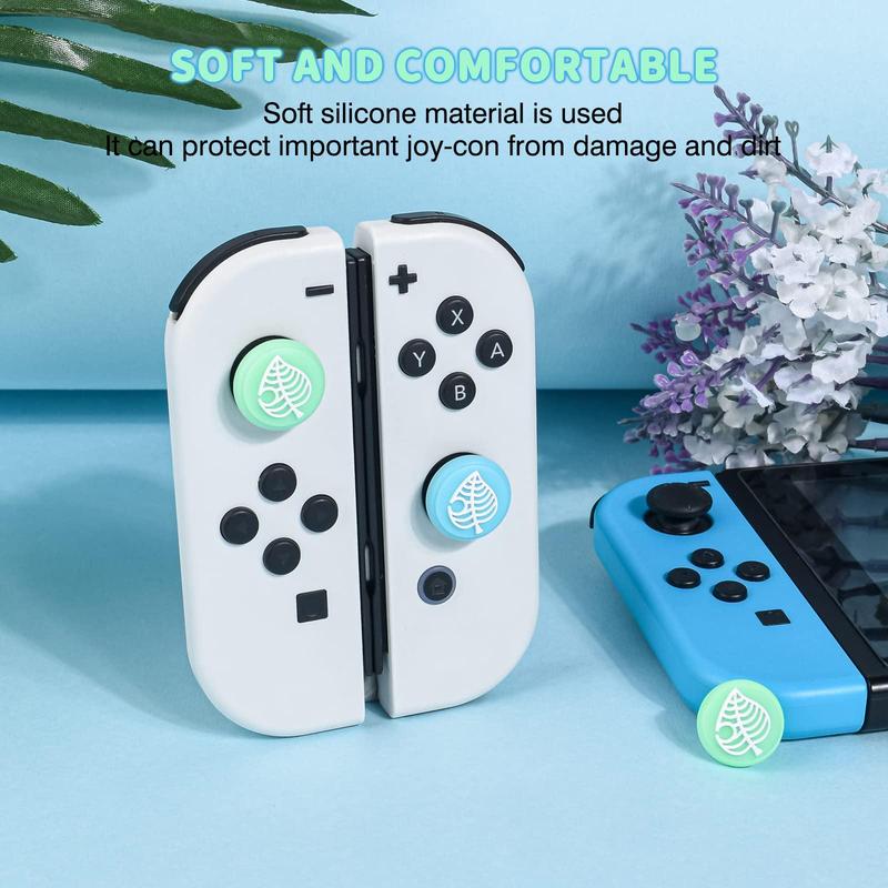 Cute Paw Pattern Thumb Grip Caps, Game Controller Button Covers, Game Controller Button Stick Covers, Gaming Console Accessories for Nintendo Switch Lite OLED