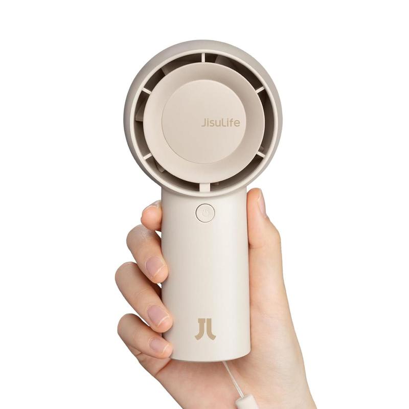 JISULIFE Rechargeable Mini Fan Portable 4000mAh USB Handheld Student Carry Fan Mobile Protection portable mini