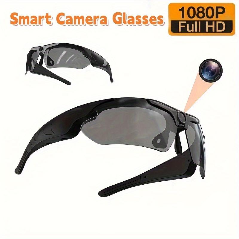 32GB HD 1080P Sport DV Camera Video Glasses, Black, Used Indoors And Outdoors, For Riding, Running, Smart Video Camera Sports Outdoor Glasses Card Rechargeable Memory Waterproof Wireless