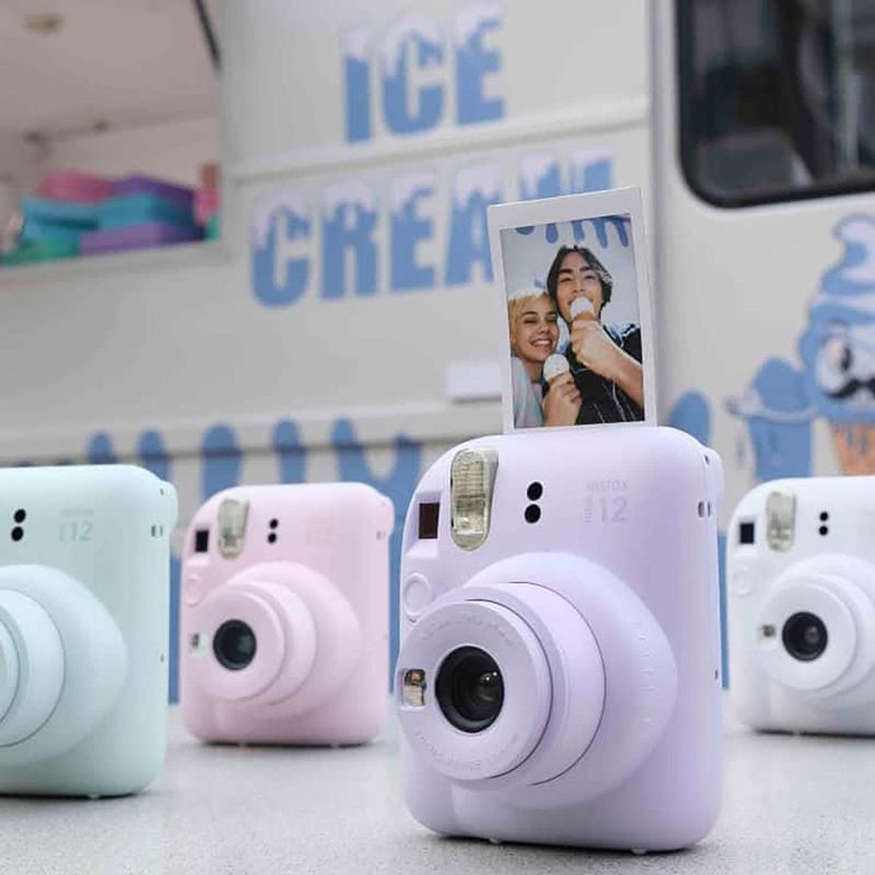 Fujifilm Instax Mini 12 Instant Camera Pastel Blue with Holiday Bundle 2024