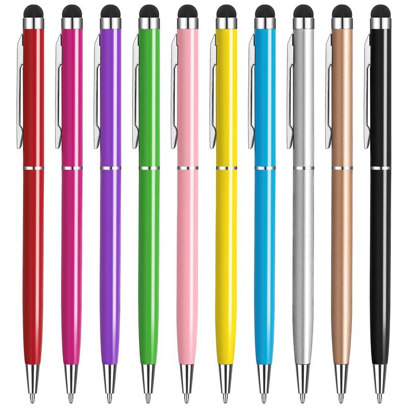 Multifunctional Stylus Pen, Universal Touch Screen Pen, 2 in 1 High-quality Handwriting Pen, Tablet Stylus Pen Compatible with iPad iPhone Android Samsung Galaxy