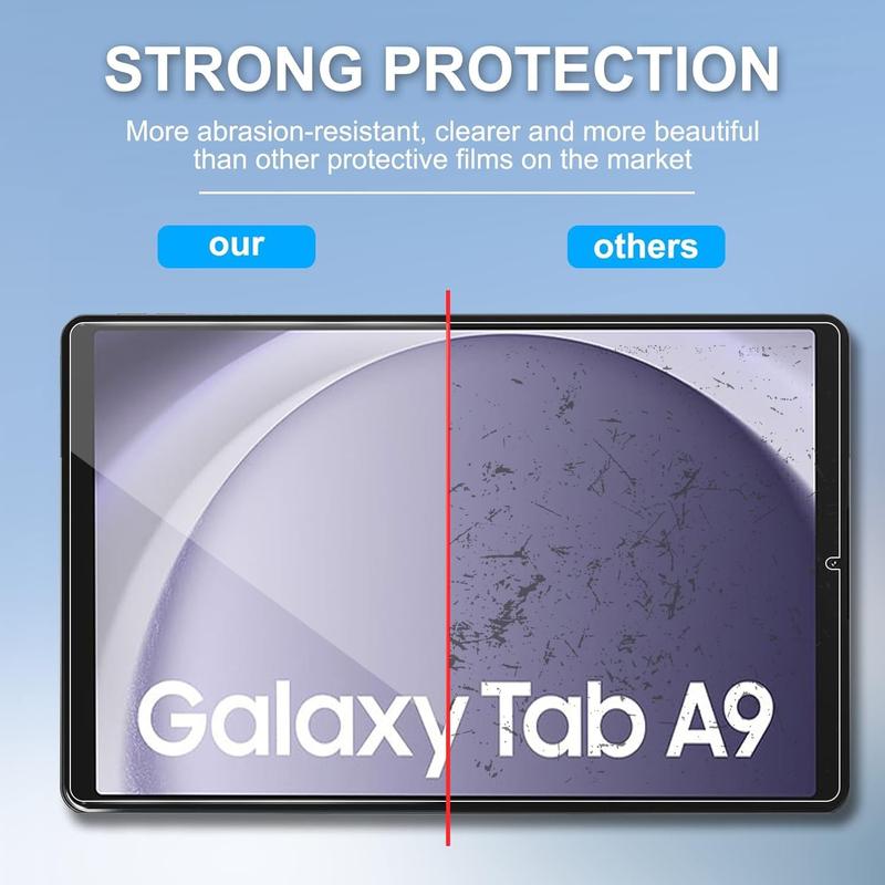 [3-Packs for  Galaxy Tab A9 Screen Protector (8.7 Inch), HD Clear Anti-scratch Bubble Free 9H Hardness Tempered Glass