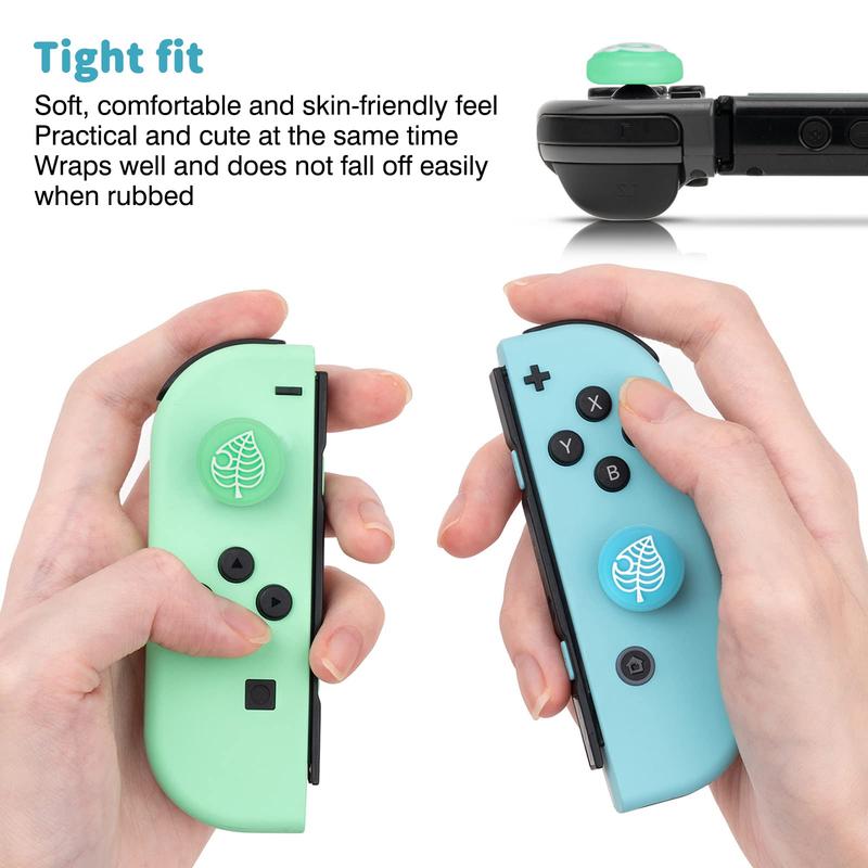 Cute Paw Pattern Thumb Grip Caps, Game Controller Button Covers, Game Controller Button Stick Covers, Gaming Console Accessories for Nintendo Switch Lite OLED