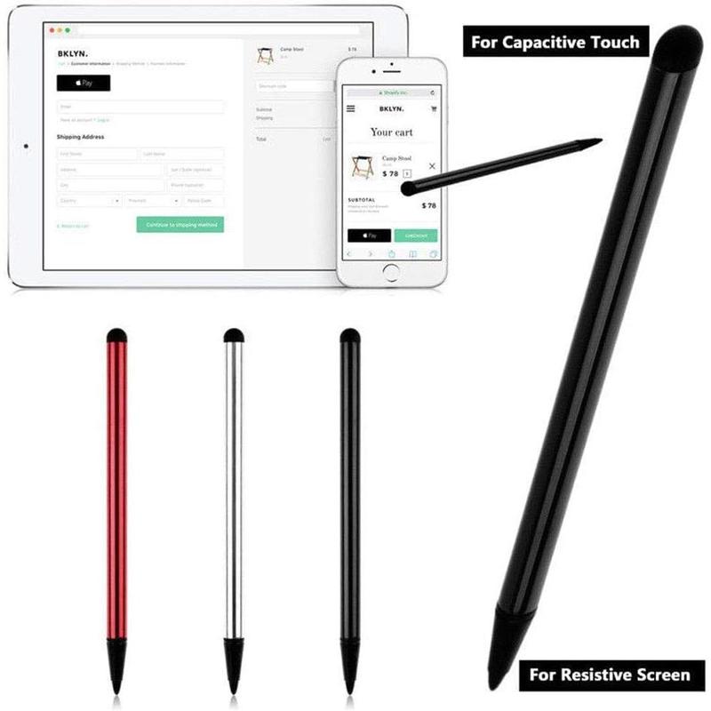 2pack Black Stylus Pens for Touch Screens, Stylus Pen Universal Touch Screen Pens All capacitive Touch Screen Devices Capacitive Stylus Compatible for iPad, Samsung Galaxy, Touch Screen Smartphones Accessories Computer