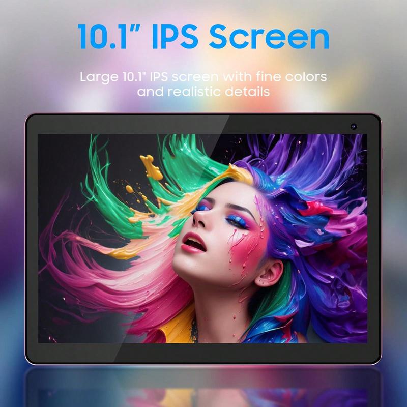 Tablet 10 Inch, Android 12 Tablet, 32GB ROM 512GB Expand Computer Tablets, Quad Core Processor 6000mAh Battery, 1280x800 IPS Touch Screen, 2+8MP Dual HD Camera, Bluetooth WiFi Tablet PC