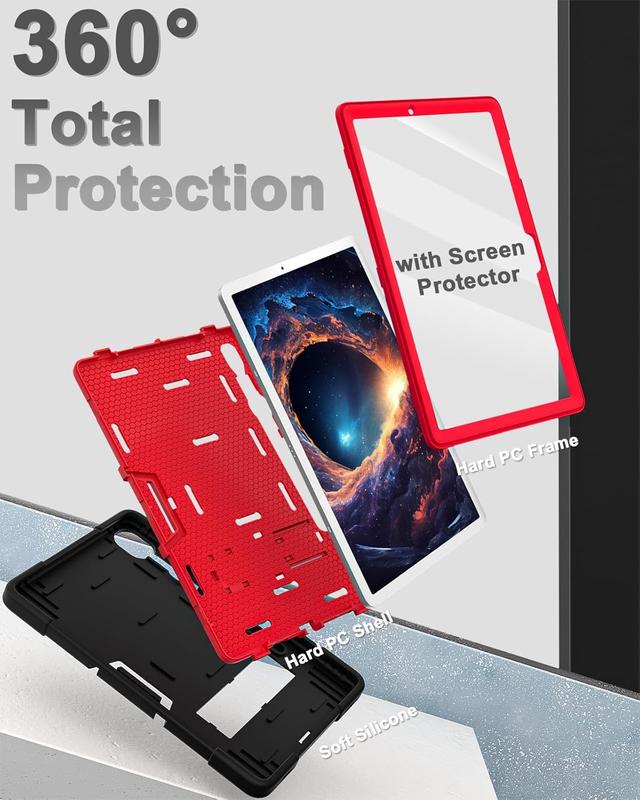 Galaxy Tab S9 FE 5G Case 10.9 Inch,Case for  Galaxy Tab S9 11 Inch with Built-in Screen Protector S Pen Holder,Shockproof Protective Case for Galaxy S9 FE Tablet Case