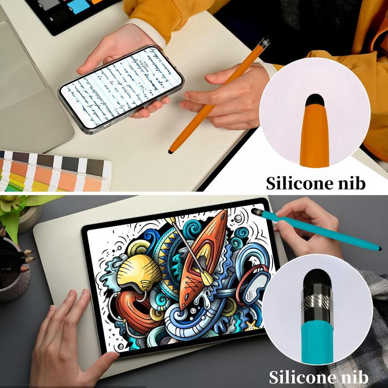 2-in-1 Stylus Pen, High Precision Stylus Pen, Tablet & Computer Accessories Compatible with iPad iPhone Android Tablet