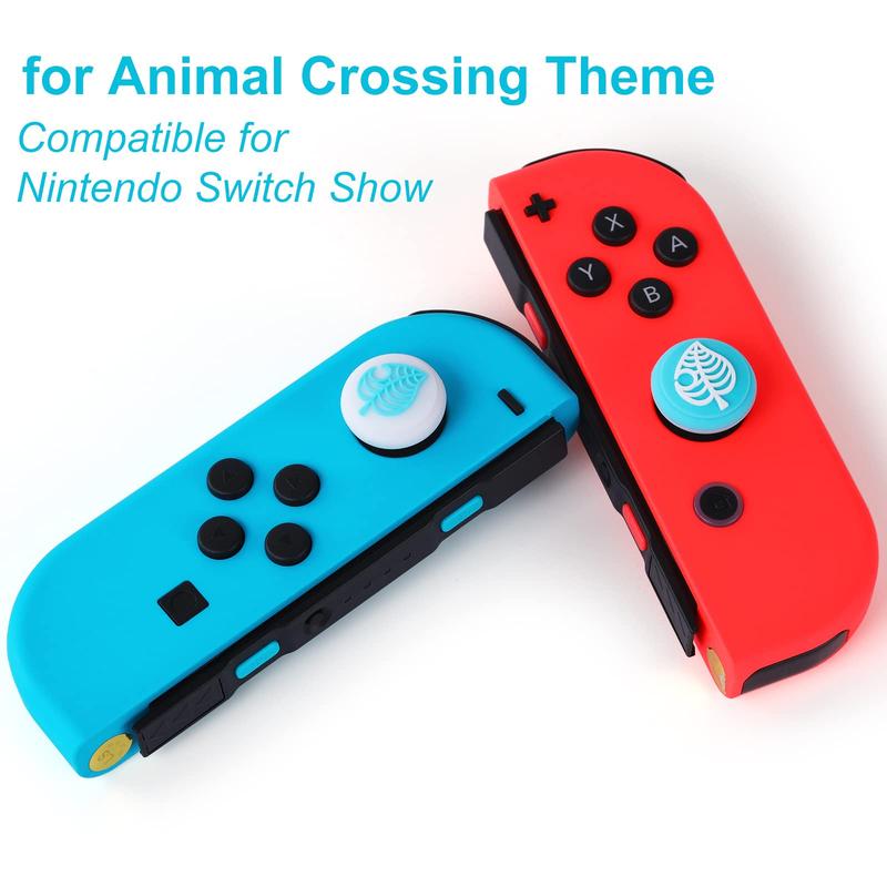 Cute Paw Pattern Thumb Grip Caps, Game Controller Button Covers, Game Controller Button Stick Covers, Gaming Console Accessories for Nintendo Switch Lite OLED