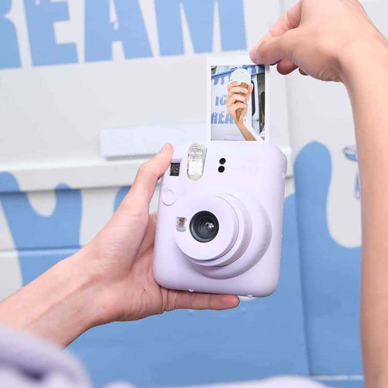 Fujifilm Instax Mini 12 Instant Camera Pastel Blue with Holiday Bundle 2024