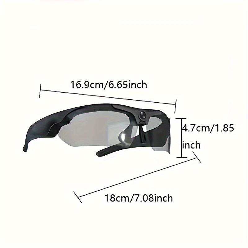 32GB HD 1080P Sport DV Camera Video Glasses, Black, Used Indoors And Outdoors, For Riding, Running, Smart Video Camera Sports Outdoor Glasses Card Rechargeable Memory Waterproof Wireless