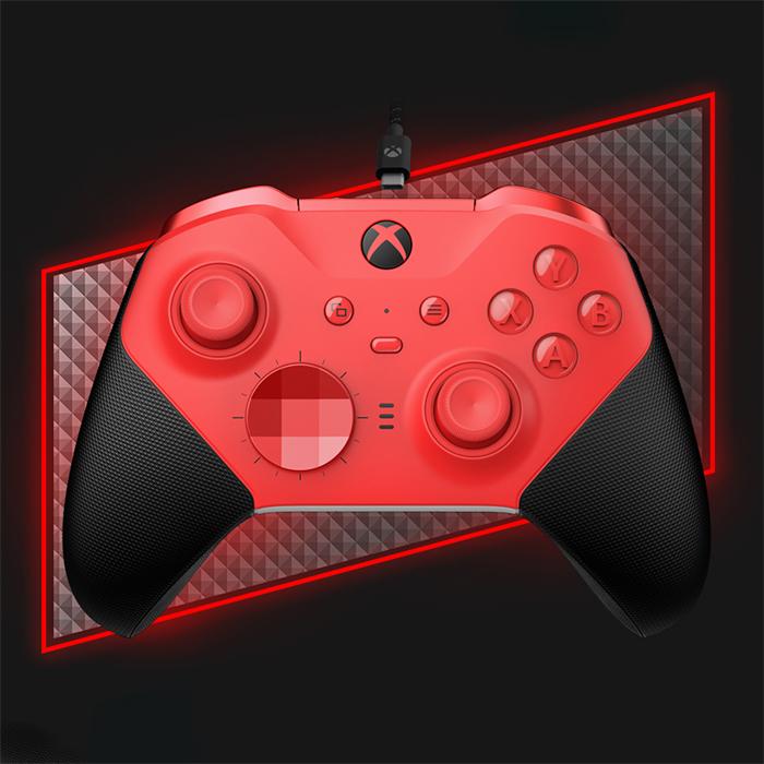 Xbox Elite Series 2 Wireless Controller - Red, Gaming Controller for Xbox Series