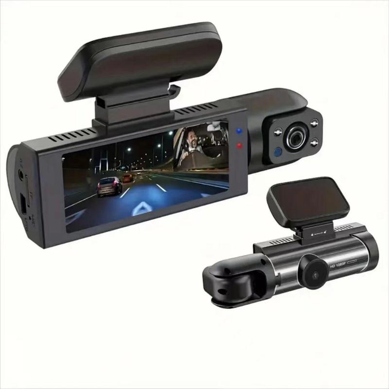 Car DVR, Dual Lens Dash Cam with Night Vision Function, G Sensor WiFi Dash Cam, Car Video Surveillance with 32GB SD Card