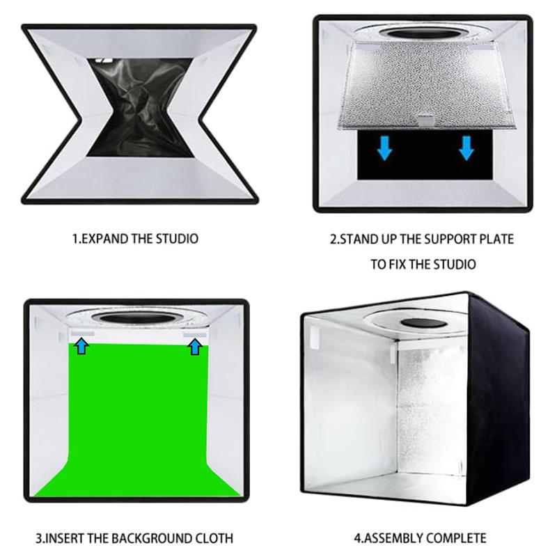 Lightdow Photo Studio Light Box Kit: 12