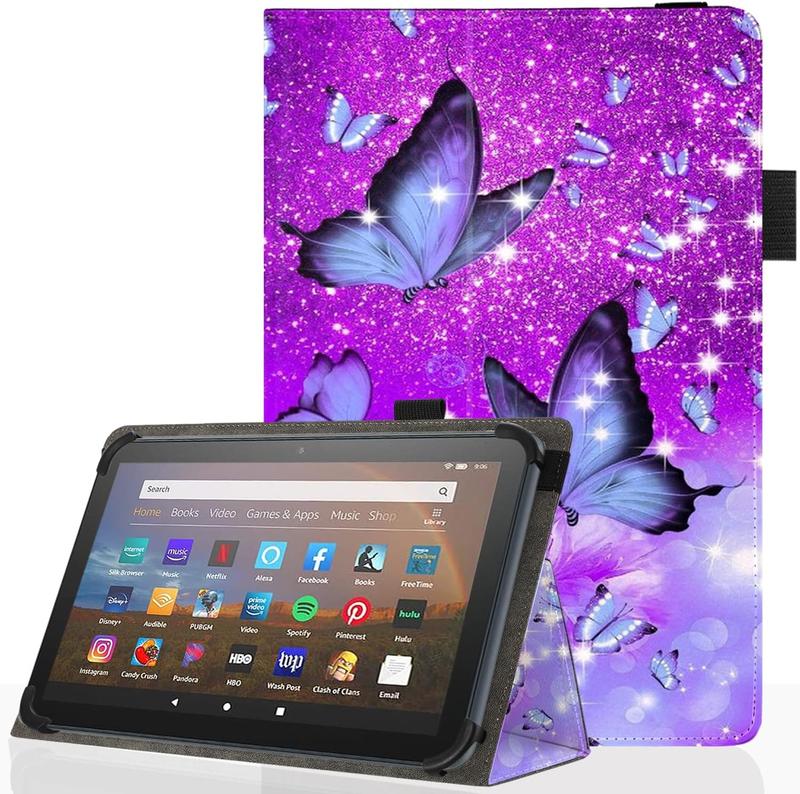 Universal 10 10.1 Inch Android Tablet Case,Slim Folding Stand Cover for All 9