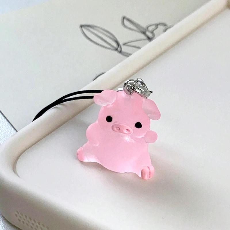 Cute Pig Design Phone Chain, Creative Phone Lanyard, Phone Strap for Women & Girls, Fashion Phone Accessories for Daily Use