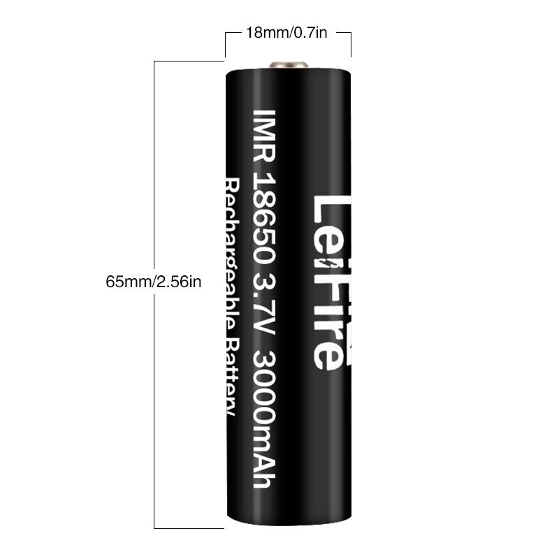 8 PCS Original 18650 battery Pointed battery Adaptive LED flashlight 3000 mAh Rechargeable battery 18650 lithium battery adaptation 3.7V Suitable for flashlight Battery electric fan radio