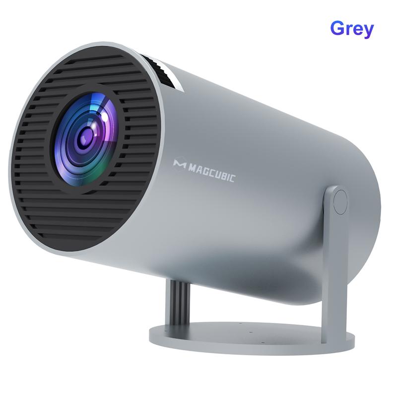 Magcubic Projector Android 11 4K 1280*720P HY300 Dual Wifi 260ANSI 180°flexible BT5.0 Cinema Outdoor Portable Projetor HY300 Pro Audio Bulb