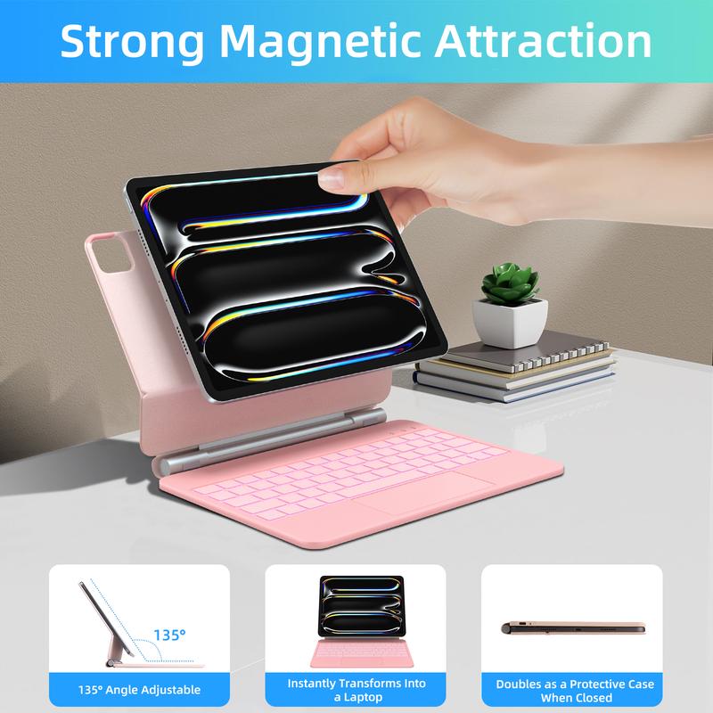 DVWDVW magnetic keyboard case for For iPad Pro 3 4 5 6 12.9