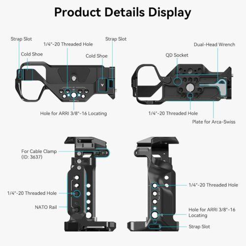 SmallRig Camera Cage for Sony Alpha 7 III   Alpha 7R III Camera-2087D