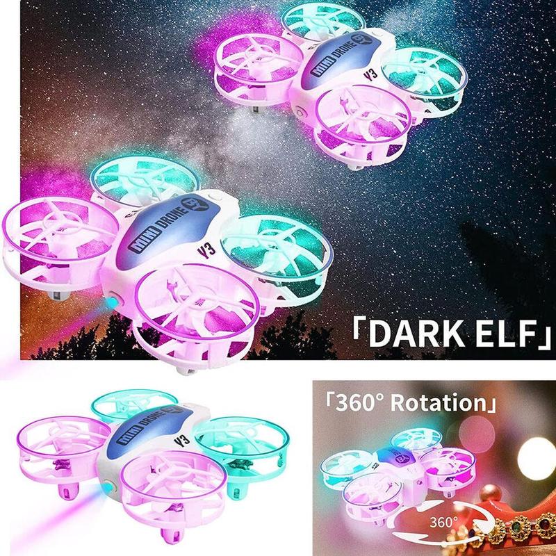 X11 RC Drone LED Mini Drone 3D Flips 3 Speeds RC Quadcopter Helicopter 4 Batteries RC Drone Accessories Cameras Protection