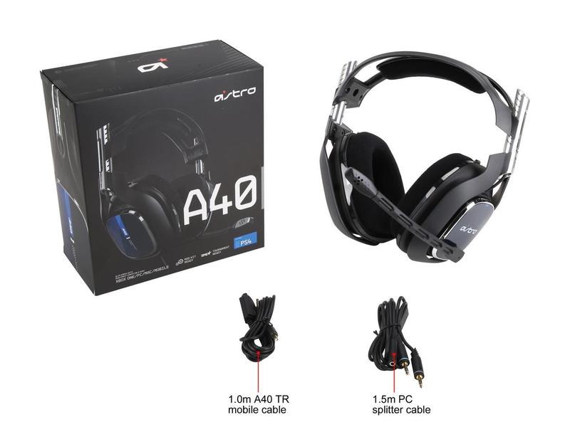 ASTRO Gaming A40 TR Headset for PS5, PS4 and PC - Black