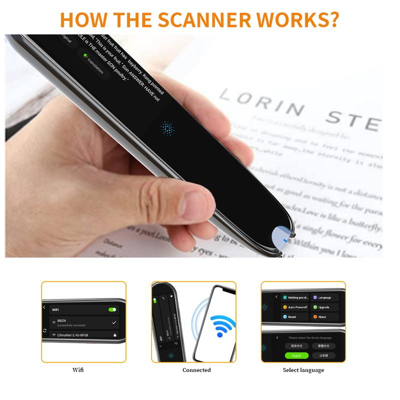 Multifunctional WiFi Translation Pen - Portable Handheld Smart Gadget for Universal Language Translation