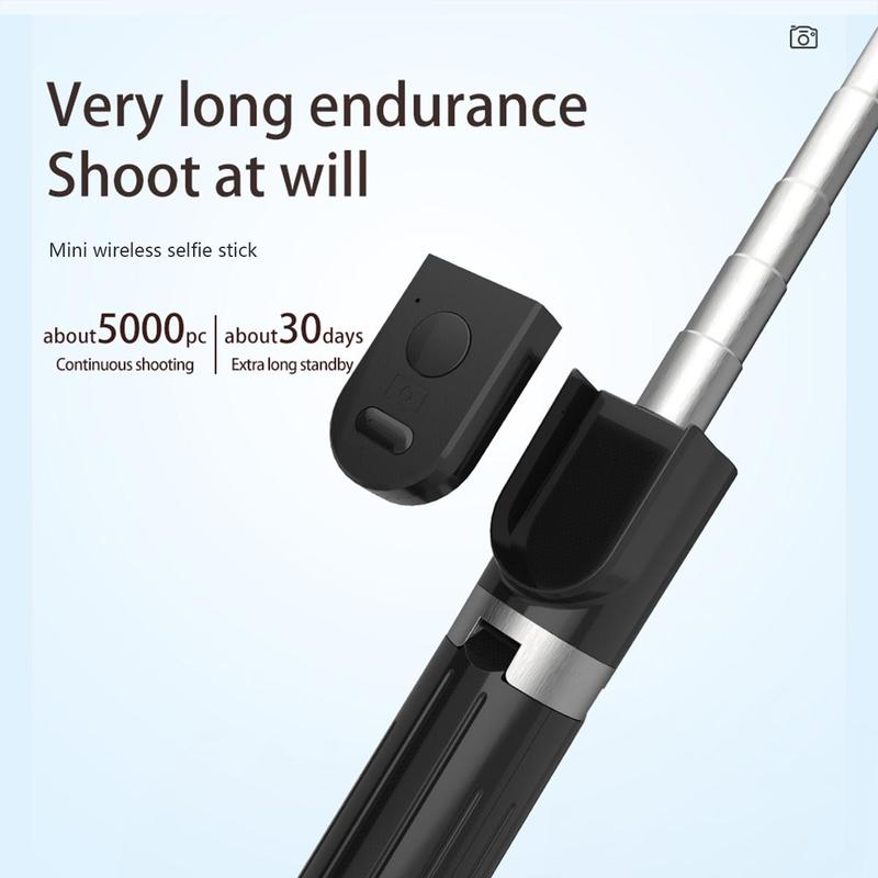 Selfie Stick with Fill Light, Handheld Selfie Stick, Multifunctional Phone Tripod, Phone Accessories for Live Streaming, Vlogging, Travel, Outdoor