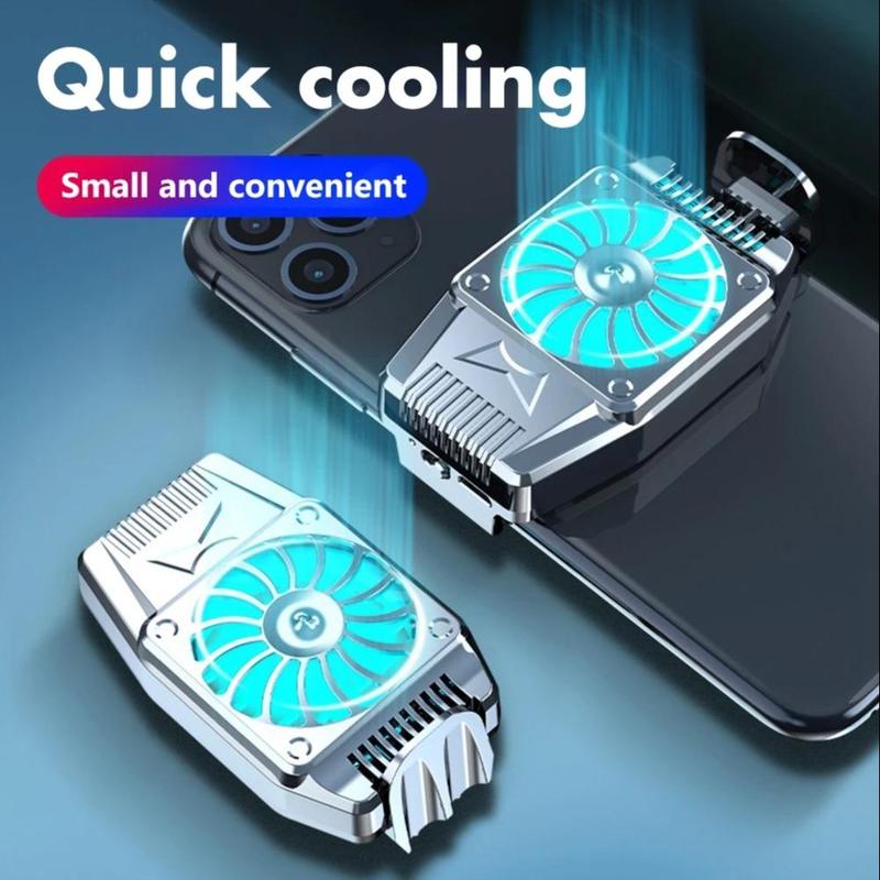 Cell Phone Cooling Radiator for Music Festival, 1 Count Mobile Phone Cooling Fan, Portable Mobile Phone Cooler, Universal Mobile Phone Accessories