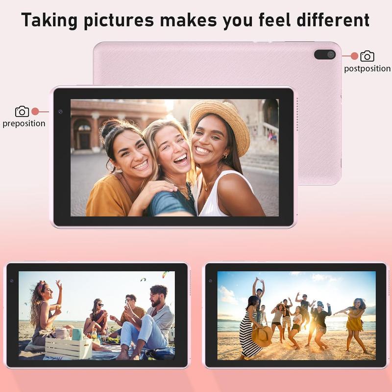 2024 Android 12 Tablet, 7 inch Tablet, 4GB RAM+32GB ROM  512GB Expandable Tablet PC,1.6Ghz Quad-core Processor Computer Tablet, 1024*600 IPS Touch Screen, 5MP Dual Camera, WiFi, ,  Tablet