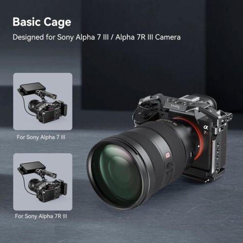 SmallRig Camera Cage for Sony Alpha 7 III   Alpha 7R III Camera-2087D