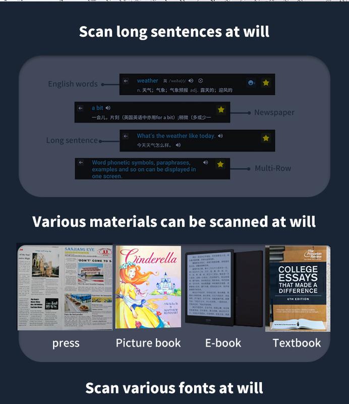 Christmas Gift, Translation Pen with Wifi, Versatile Translation Quick Check, Professional Translation Comparable To Professional Level 8 Translation Pen, 134 Languages Two-way Intercom, Online Scanning Supports 60 Languages Versatile Translation