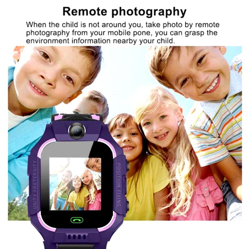 Kids Smart Watch Sos Phone Watch Ip67 Waterproof Remote Photo Voice Chat Smartwatch Compatible For IOS Android