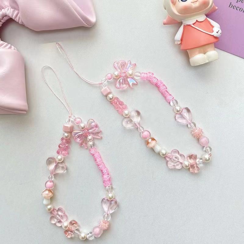 Cute Bowknot Design Phone Chain, Creative Phone Lanyard, Fashion Phone Charm for Women & Girls, Phone Accessories for Daily Use