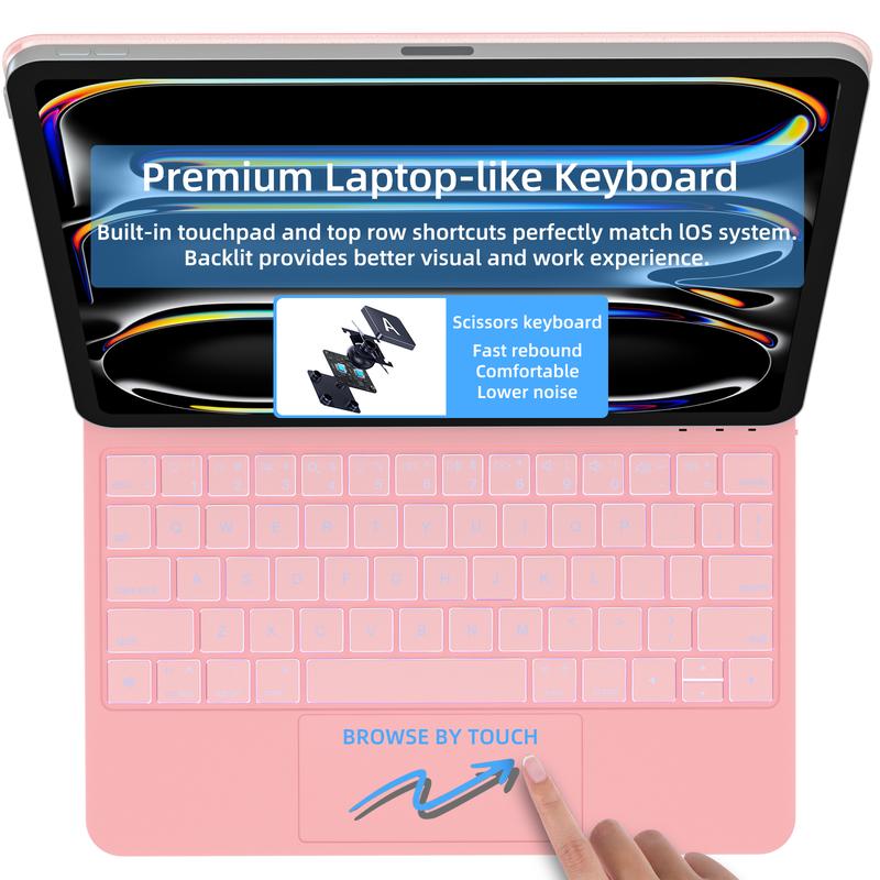 DVWDVW magnetic keyboard case for For iPad Pro 3 4 5 6 12.9