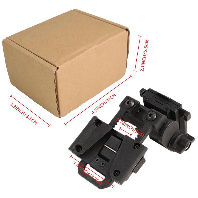 Tactical Helmet NVG Holder Bracket, Night Vision Goggles Holder Bracket Mount, Helmet Accessories for PVS15 18 GPNVG18, Outdoor Activity Props