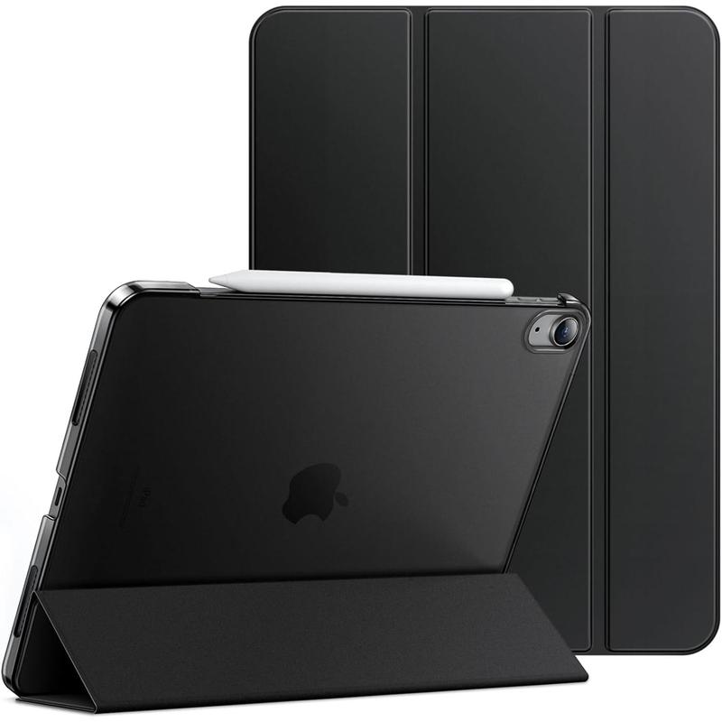 Case for iPad Air 13-Inch M2 (2024), Slim Stand Hard  Shell  Cover with Auto Wake Sleep (Black)