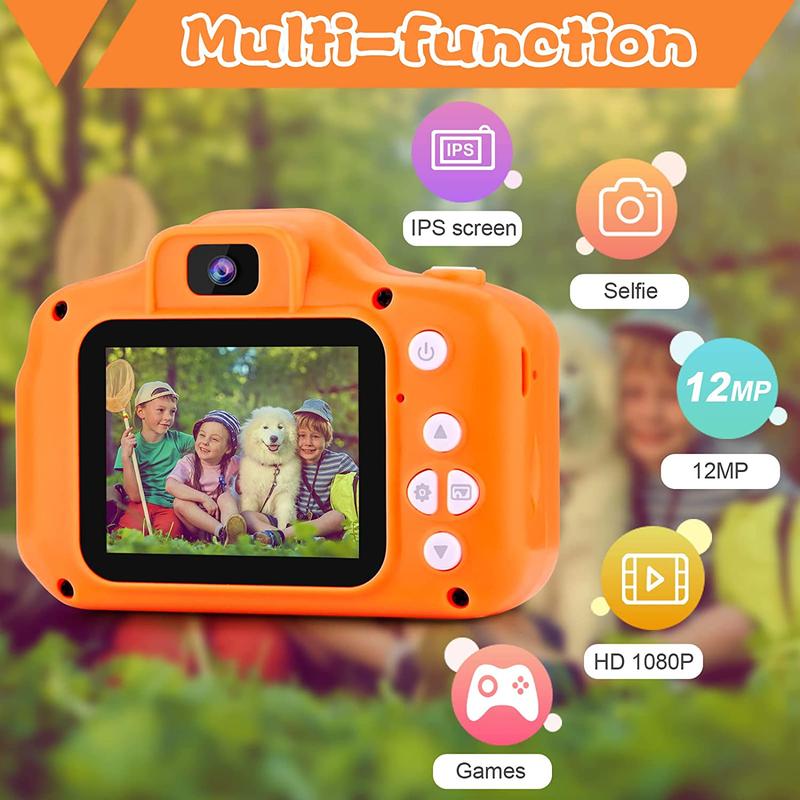 Dual Selfie Kids Camera - Mini Video Recorder for Boys and Girls PROGRACE