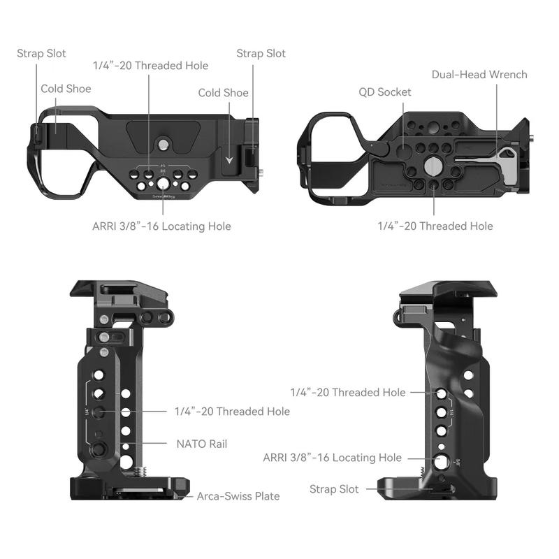 SmallRig Camera Cage for Sony Alpha 7 III   Alpha 7R III Camera-2087D