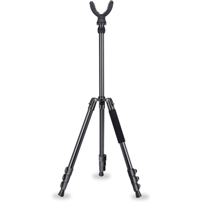 Shooting Tripod Hunting Rest V Yoke Shooting Sticks with 360 Rotate Height Adjustable 7