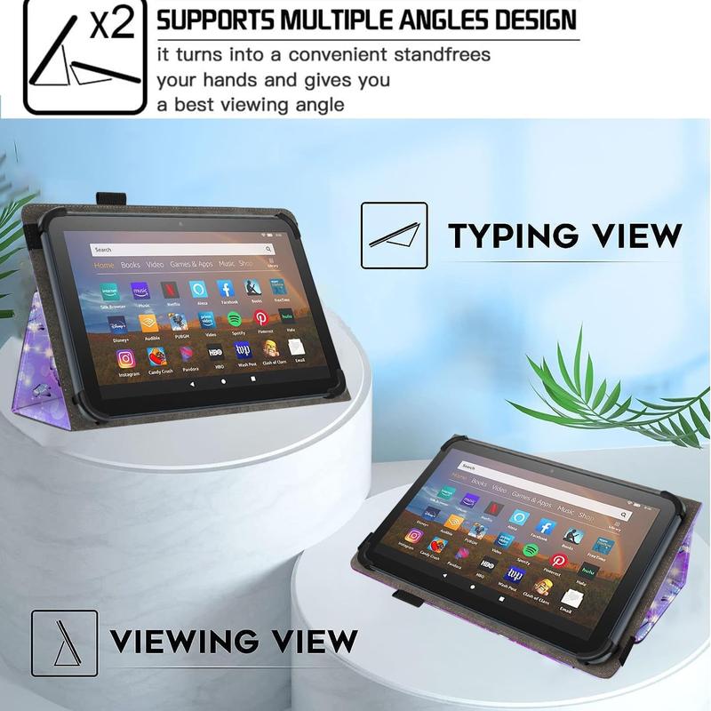 Universal 10 10.1 Inch Android Tablet Case,Slim Folding Stand Cover for All 9