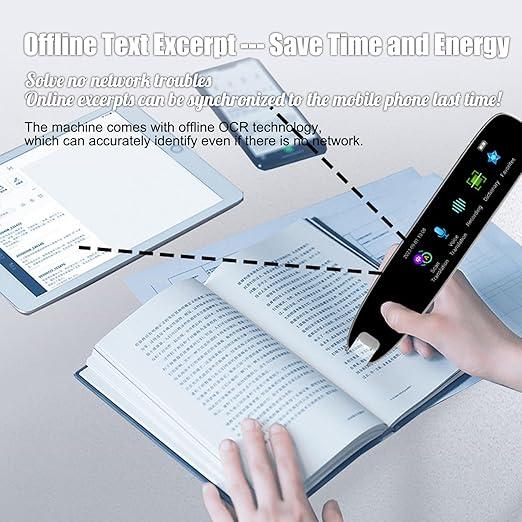 Christmas Gift, Translation Pen with Wifi, Versatile Translation Quick Check, Professional Translation Comparable To Professional Level 8 Translation Pen, 134 Languages Two-way Intercom, Online Scanning Supports 60 Languages Versatile Translation