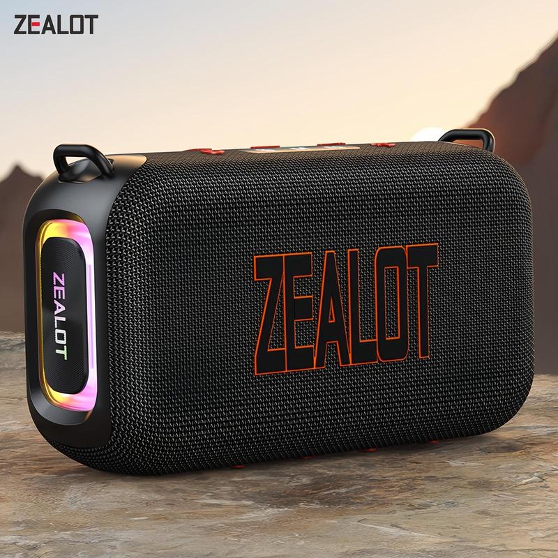 ZEALOT S85 Wireless Speaker, USB Rechargeable Bluetooth-compatible Speaker with Loud Audio, Waterproof Speaker for Outdoor, Party, Camping, Hiking